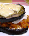 foto ricetta Risotto alla parmigiana con salsiccia e melanzane grigliate 