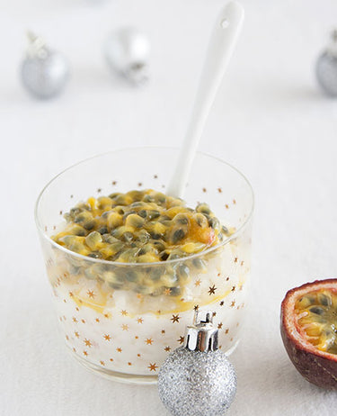 foto ricetta Risolatte con riso originario e frutto della passione 