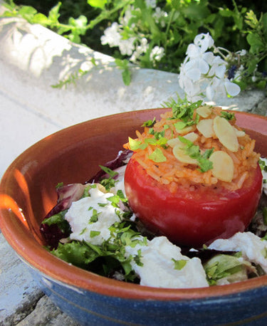 foto ricetta Pomodori ripieni di riso basmati 