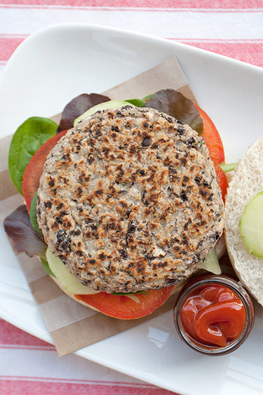 foto ricetta Hamburger di fagioli neri e riso integrale 