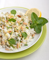 foto ricetta Riso Jasmine con zucchine, pinoli, menta e scorza di limone 