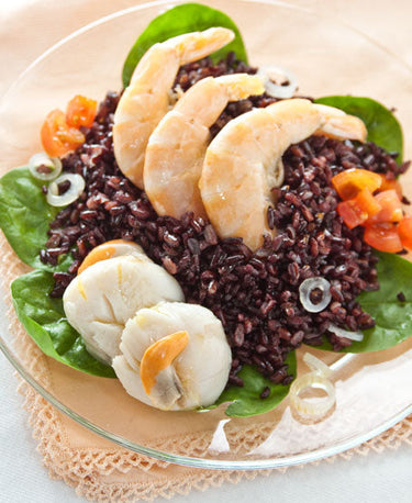 foto ricetta Insalata melodia d'oceano con riso nero 