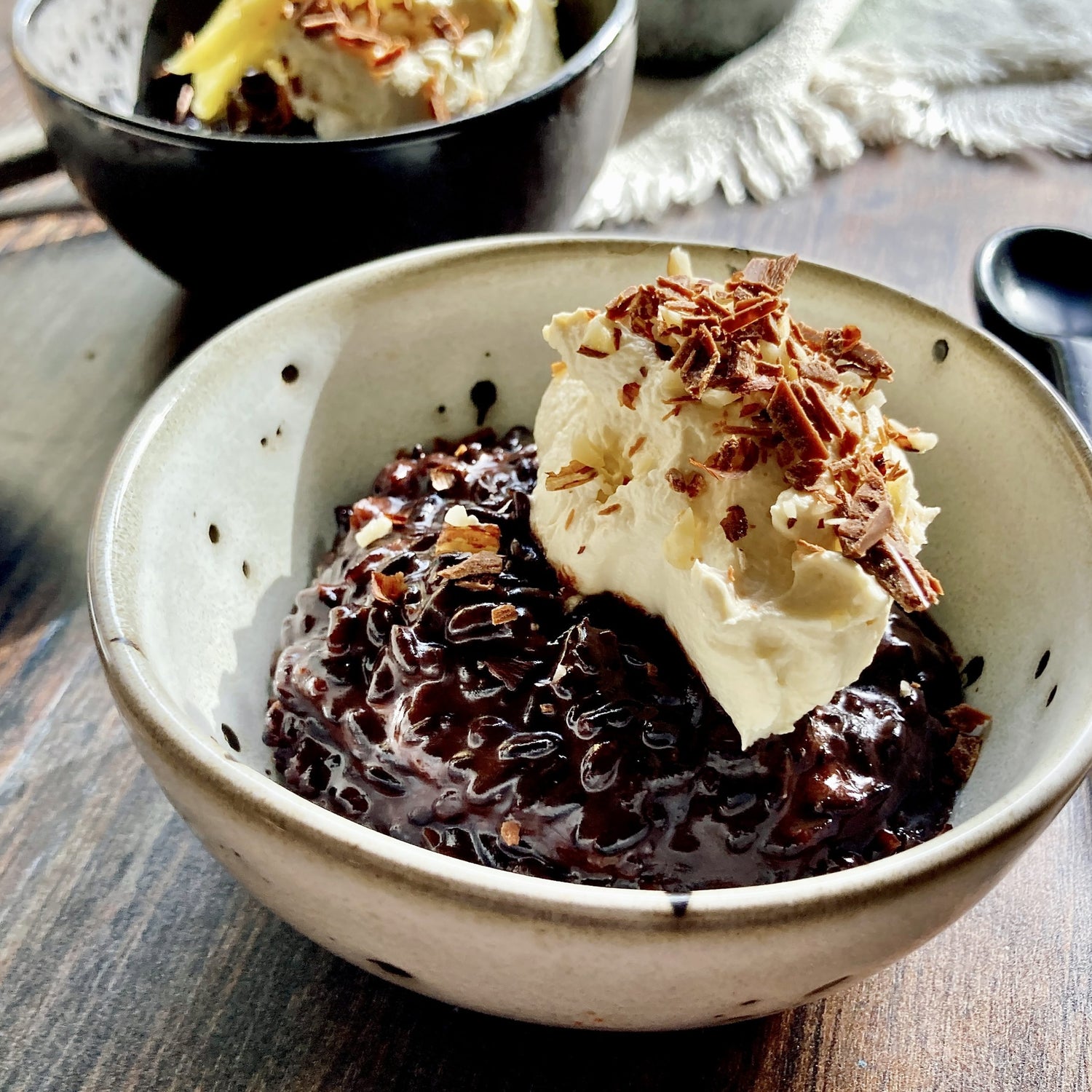 RISO GALLO BLACK RICE PUDDING 