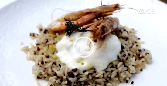 foto ricetta Riso e quinoa con gamberi - Riso Gallo 