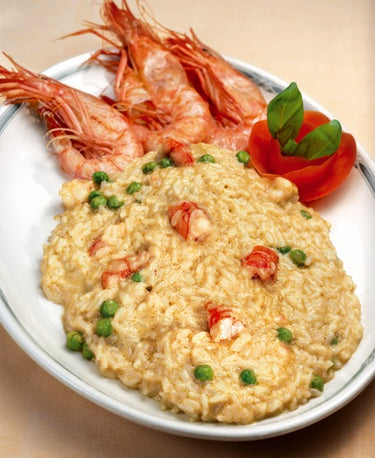 RISOTTO DE CREVETTES, COCO, CURRY 
