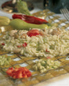 foto ricetta Riso con verdure di stagione in brunoise e ragù di rane 
