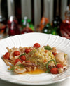 RISOTTO AUX RASCASSES AVEC SA JULIENNE DE LÉGUMES 