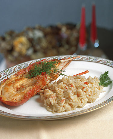 RISOTTO WITH LOBSTER AND CHAMPAGNE 