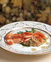 LEMON RICE WITH LANGOUSTINES AND WILD ROCKET SALAD 