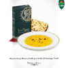 Risotto de azafrán y virutas de panettone 