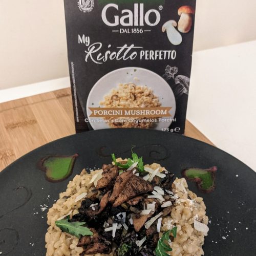 BLACK GARLIC & WILD MUSHROOM RISOTTO