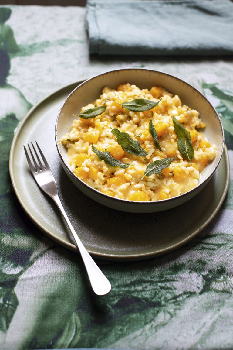 BUTTERNUT SQUASH AND SMOKED GARLIC RISOTTO Riso Gallo UK