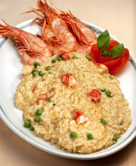 RED PRAWNS RISOTTO