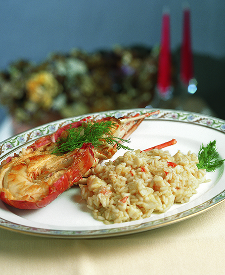RISOTTO WITH LOBSTER AND CHAMPAGNE