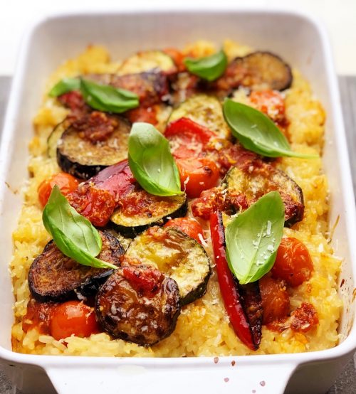 PROVENCALE VEGETABLE RICE BAKE