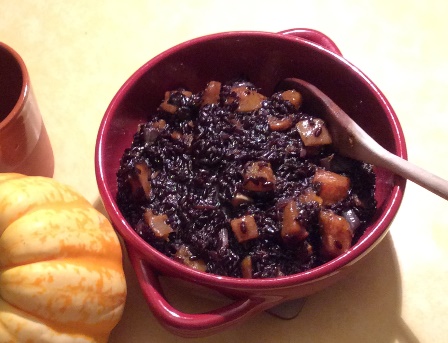 SQUASH RISOTTO WITH RUSTICO BLACK RICE