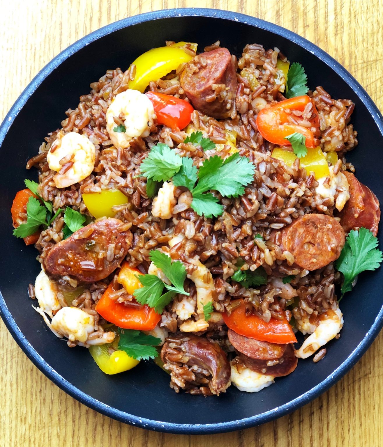 PRAWN AND CHORIZO RED RICE JAMBALAYA Riso Gallo UK