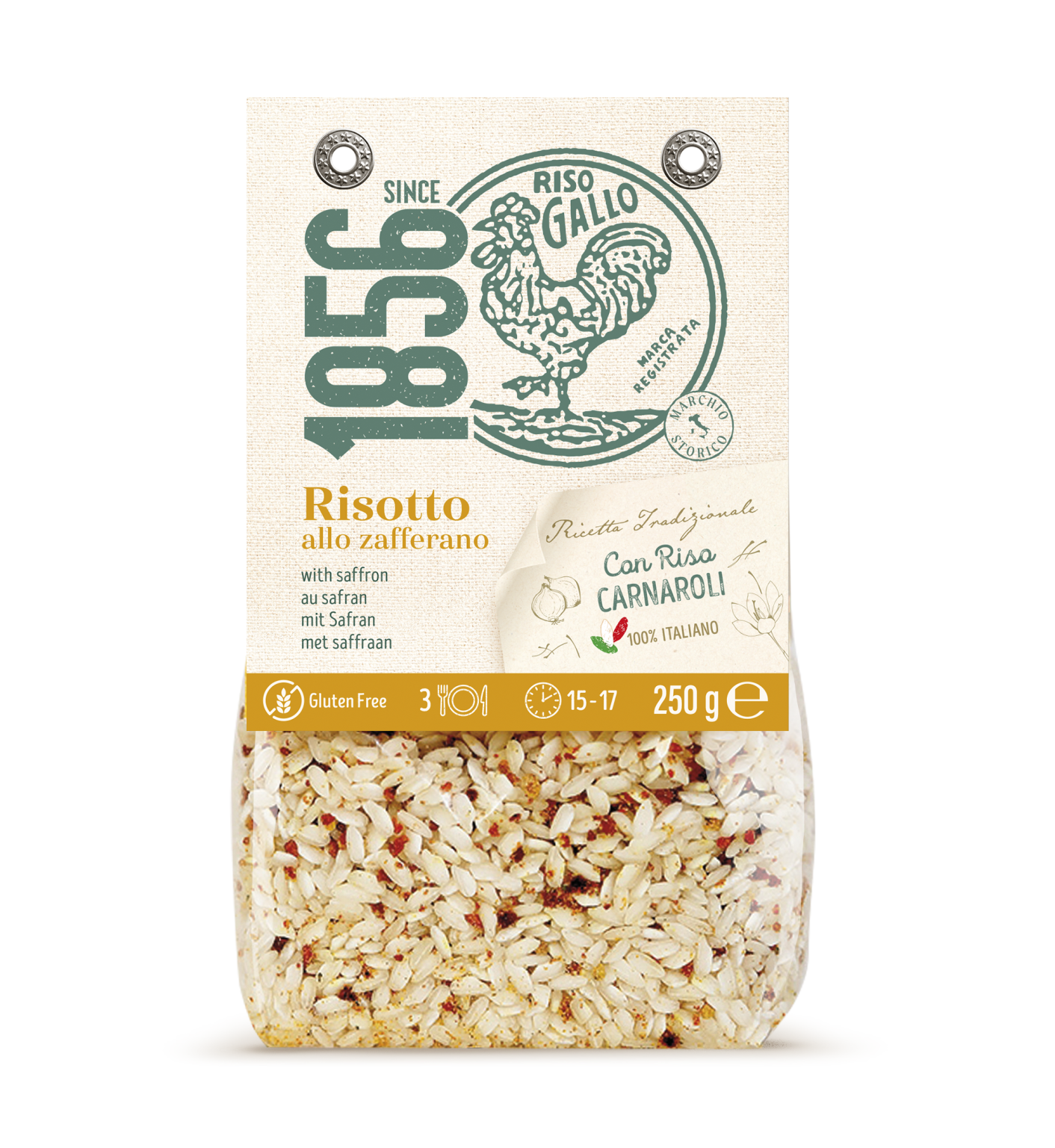 1856 RISOTTO WITH SAFFRON Riso Gallo UK