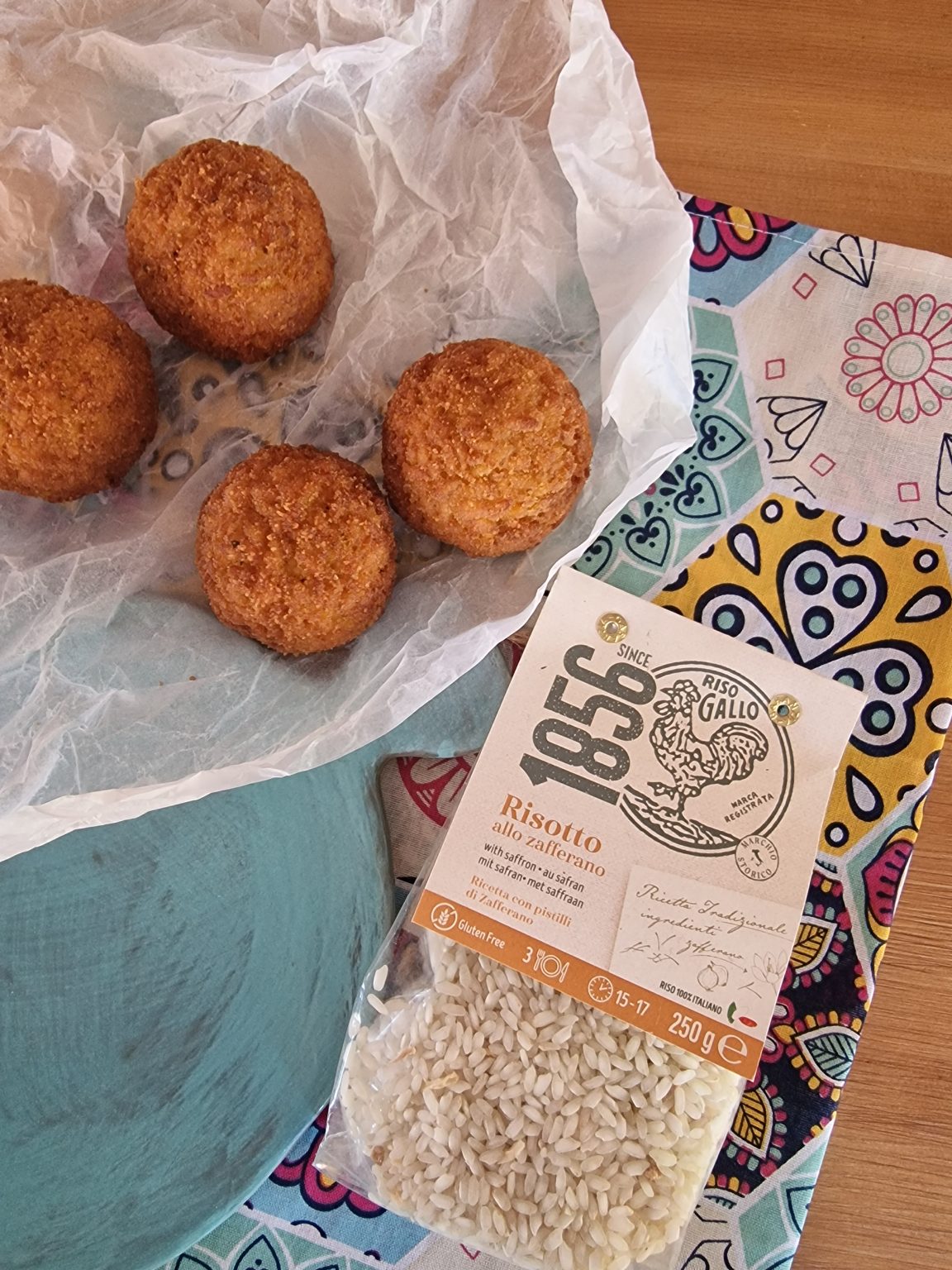 1856 SAFFRON RISOTTO ARANCINI Riso Gallo UK
