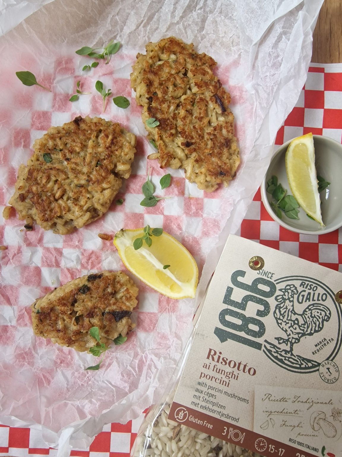 1856 PORCINI RISOTTO PORCINI RISOTTO FRITTERS Riso Gallo UK